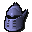 Ein Mithril-Vollhelm, der einmal aufgewertet wurde.