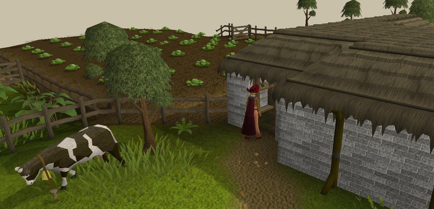 Sarah´s Landwirtschaftsladen südlich von Falador