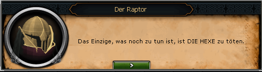 Gesang aus der Tiefe - Raptor Dialog - Eingang.png