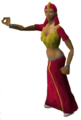 Spielerin in roter Menaphiten-Kleidung langer Rock.png